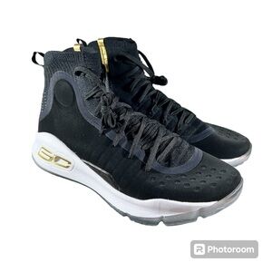 Under Armour Curry 4 More “More Dimes” 2017 Men’s Size 10 1298306-001 Black New